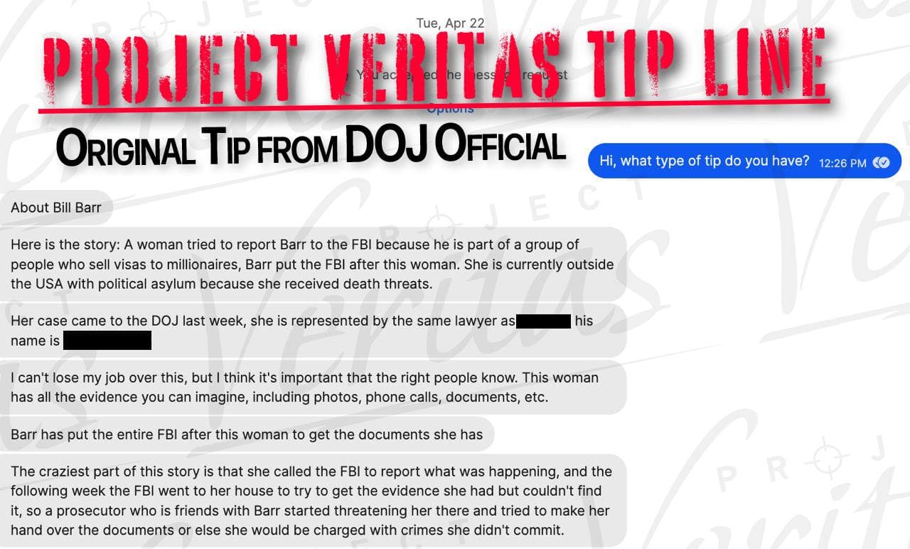 Original Tip - DOJ
